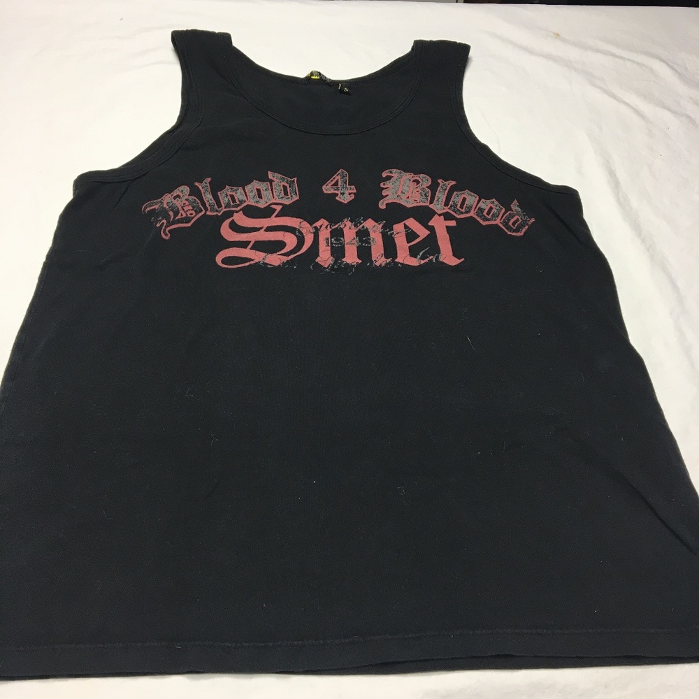 BLOOD 4 BLOOD SMET GRAPHIC NOVELTY TANK TOP